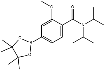3-甲氧基-4-(二异丙氨基甲酰基)苯硼酸频哪醇酯,2248763-87-1,结构式