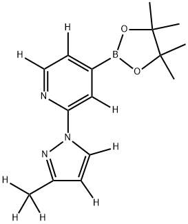 2-(3-(methyl-d3)-1H-pyrazol-1-yl-4,5-d2)-4-(4,4,5,5-tetramethyl-1,3,2-dioxaborolan-2-yl)pyridine-3,5,6-d3|