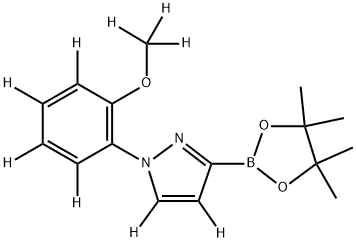 2256705-55-0 1-(2-(methoxy-d3)phenyl-3,4,5,6-d4)-3-(4,4,5,5-tetramethyl-1,3,2-dioxaborolan-2-yl)-1H-pyrazole-4,5-d2