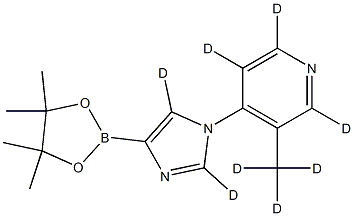 2256706-16-6 3-(methyl-d3)-4-(4-(4,4,5,5-tetramethyl-1,3,2-dioxaborolan-2-yl)-1H-imidazol-1-yl-2,5-d2)pyridine-2,5,6-d3