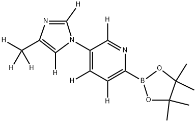 2256706-84-8 5-(4-(methyl-d3)-1H-imidazol-1-yl-2,5-d2)-2-(4,4,5,5-tetramethyl-1,3,2-dioxaborolan-2-yl)pyridine-3,4,6-d3