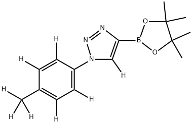 2256710-17-3 1-(4-(methyl-d3)phenyl-2,3,5,6-d4)-4-(4,4,5,5-tetramethyl-1,3,2-dioxaborolan-2-yl)-1H-1,2,3-triazole-5-d