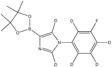 2256710-89-9 1-(3-fluorophenyl-2,4,5,6-d4)-4-(4,4,5,5-tetramethyl-1,3,2-dioxaborolan-2-yl)-1H-imidazole-2,5-d2