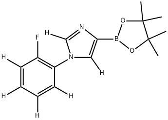 2256710-93-5 1-(2-fluorophenyl-3,4,5,6-d4)-4-(4,4,5,5-tetramethyl-1,3,2-dioxaborolan-2-yl)-1H-imidazole-2,5-d2