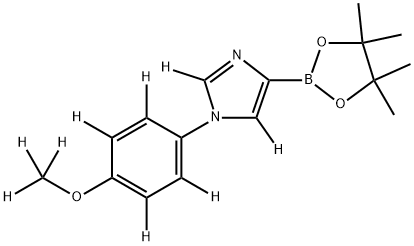 2256711-01-8 1-(4-(methoxy-d3)phenyl-2,3,5,6-d4)-4-(4,4,5,5-tetramethyl-1,3,2-dioxaborolan-2-yl)-1H-imidazole-2,5-d2