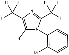 2256712-49-7 1-(2-bromophenyl)-2,4-bis(methyl-d3)-1H-imidazole-5-d