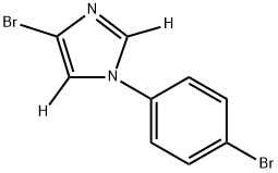 4-bromo-1-(4-bromophenyl)-1H-imidazole-2,5-d2 Struktur