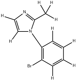 2256713-05-8 1-(2-bromophenyl-3,4,5,6-d4)-2-(methyl-d3)-1H-imidazole-4,5-d2