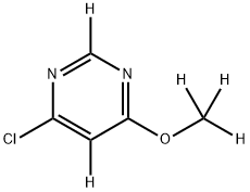 4-chloro-6-(methoxy-d3)pyrimidine-2,5-d2|