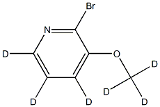 2-bromo-3-(methoxy-d3)pyridine-4,5,6-d3 结构式