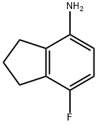 7-氟-2,3-二氢-1H-茚-4-胺,2260959-52-0,结构式
