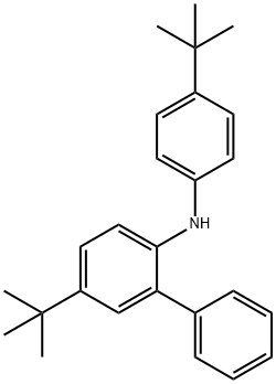 [1,1'-Biphenyl]-2-amine, 5-(1,1-dimethylethyl)-N-[4-(1,1-dimethylethyl)phenyl]- Structure