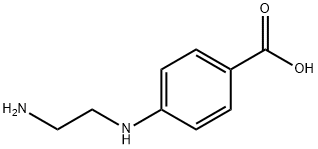 4-[(2-Aminoethyl)amino]benzoic acid Struktur