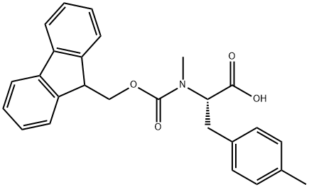 FMOC-N-ME-PHE(4-ME)-OH,227616-20-8,结构式