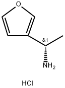 (1S)-1-(FURAN-3-YL)ETHAN-1-AMINE HYDROCHLORIDE, 2287236-52-4, 结构式