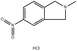 2-methyl-5-nitroisoindoline hydrochloride 结构式