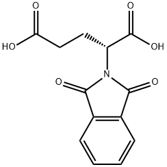 (2R)-2-(1,3-dioxoisoindol-2-yl)pentanedioic acid Struktur