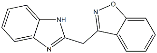 3-((1H-benzo[d]imidazol-2-yl)methyl)benzo[d]isoxazole Structure
