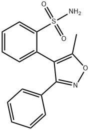 Benzenesulfonamide, 2-(5-methyl-3-phenyl-4-isoxazolyl)-, 2304623-35-4, 结构式