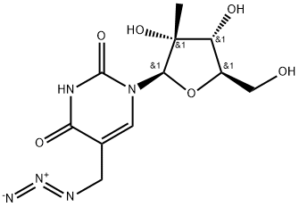 5-Azidomethyl-2'-beta-methyl uridine Structure