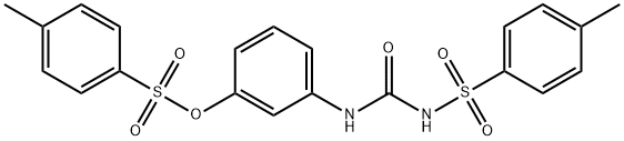 3-(3-甲苯基脲基)苯基4-甲基苯磺酸酯,232938-43-1,结构式