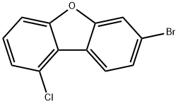 Dibenzofuran, 7-bromo-1-chloro- Structure
