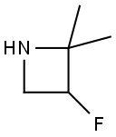 3-氟-2,2-二甲基氮杂环丁烷,2368849-09-4,结构式