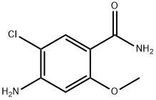 4-氨基-5-氯-2-甲氧基苯甲酰胺,24190-74-7,结构式