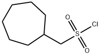 cycloheptylmethanesulfonyl chloride Structure