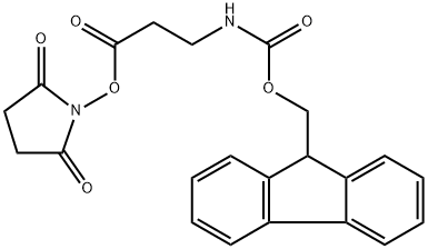 Carbamic acid, [3-[(2,5-dioxo-1-pyrrolidinyl)oxy]-3-oxopropyl]-, 9H-fluoren-9-ylmethyl ester