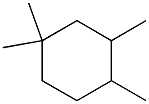 1,1,3,4-Tetramethylcyclohexane. 结构式