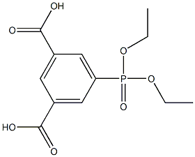 5-Diethylphosphono isophthalic acid 结构式