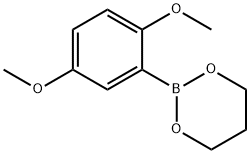 2,5-dimethoxyphenylboronic acid-1,3-propanediol ester Struktur