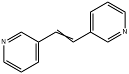 3,3'-(1,2-ethenediyl)bis-pyridine 结构式