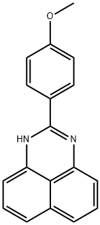 2-(4-METHOXYPHENYL)-1H-PERIMIDINE 结构式
