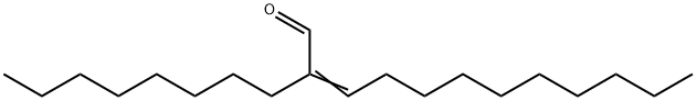 2-OCTYL-2-DODECENAL,25234-33-7,结构式