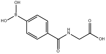 (4-boronobenzoyl)glycine Struktur