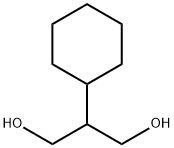 2-cyclohexylpropane-1,3-diol,2612-32-0,结构式