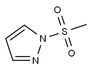 1-(甲基磺酰基)-1H-吡唑,262859-70-1,结构式