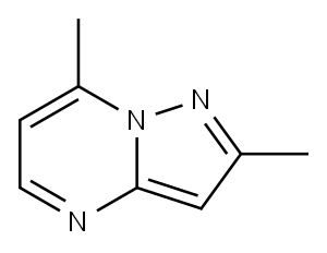 2,7-dimethylpyrazolo[1,5-a]pyrimidine Struktur