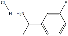1-(3-氟苯基)乙胺盐酸盐,276875-50-4,结构式
