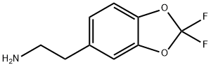 2-(2,2-二氟苯并[D][1,3]二恶英-5-基)乙烷-1-胺 结构式