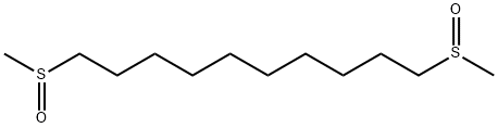 Decane, 1,10-bis(methylsulfinyl)- Structure