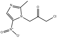 1-chloro-3-(2-methyl-5-nitro-1H-imidazol-1-yl)propan-2-one, 28559-13-9, 结构式