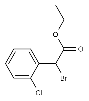 Benzeneacetic acid, .alpha.-broMo-2-chloro-, ethyl ester Structure