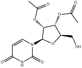2',3'-Di-O-acetyl-D-uridine 化学構造式