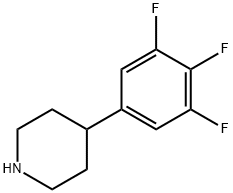 4-(3,4,5-trifluorophenyl)piperidine Structure