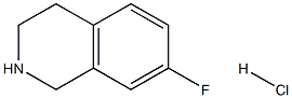 7-fluoro-1,2,3,4-tetrahydroisoquinoline hydrochloride Structure