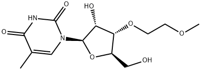 3'-O-(2-Methoxyethyl)-5-methyluridine Structure