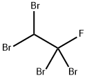 Ethane, 1,1,2,2-tetrabromo-1-fluoro- 化学構造式